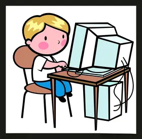手绘男人男孩卡通动画动画卡通