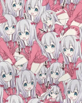 卡通动漫二次元美少女