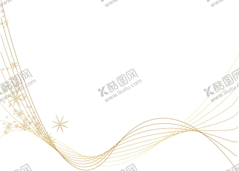 编号：47311806302003583959【酷图网】源文件下载-金色线条元素