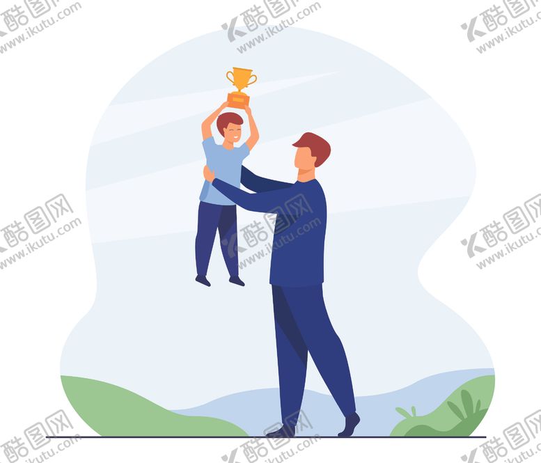 编号：86719303112036264860【酷图网】源文件下载-人物插图扁平办公矢量