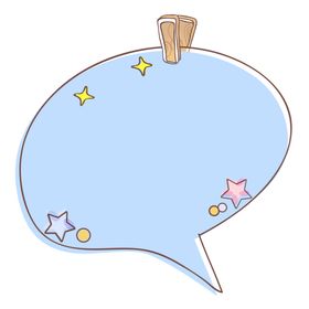 卡通边框可爱文字素材AI文字