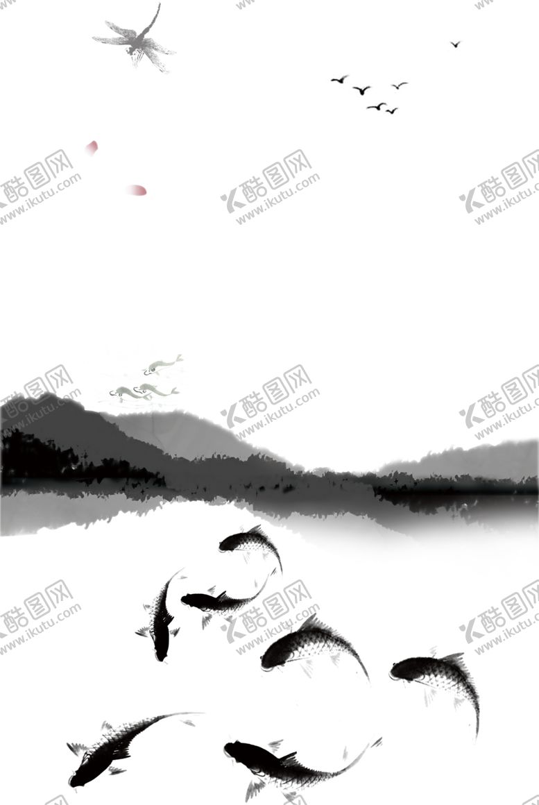 编号：58201104300742138788【酷图网】源文件下载-水墨山水素材