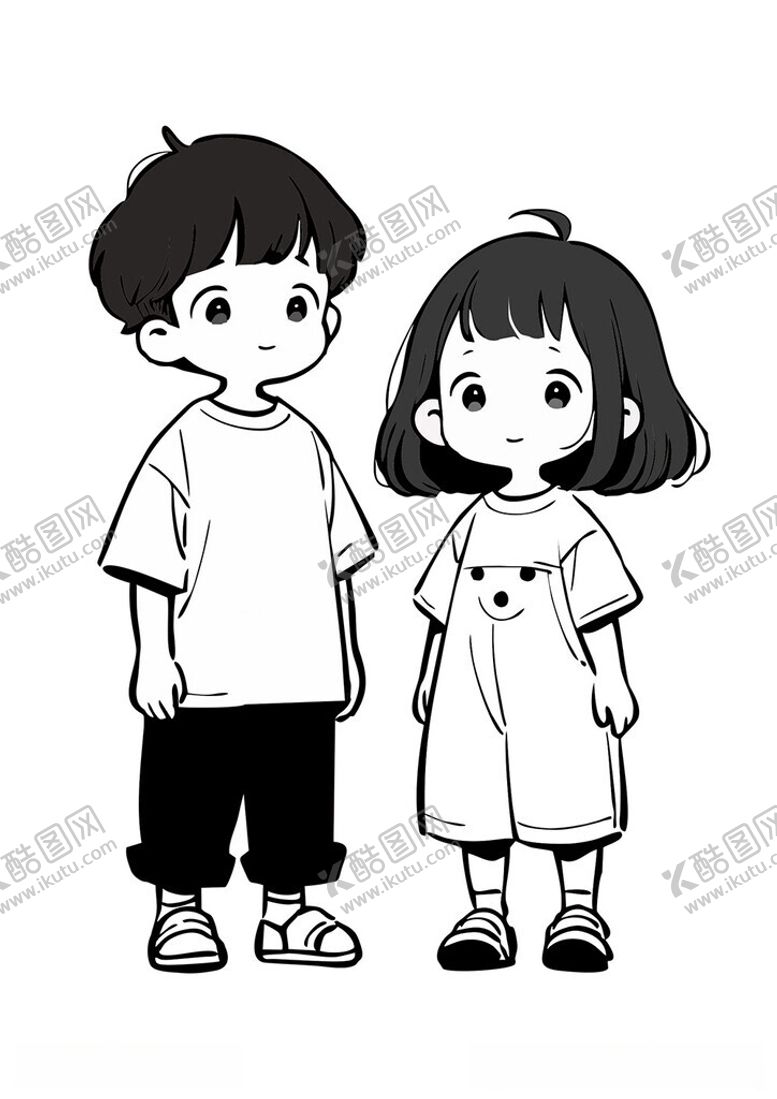 编号：57093512110053353470【酷图网】源文件下载-人物插画