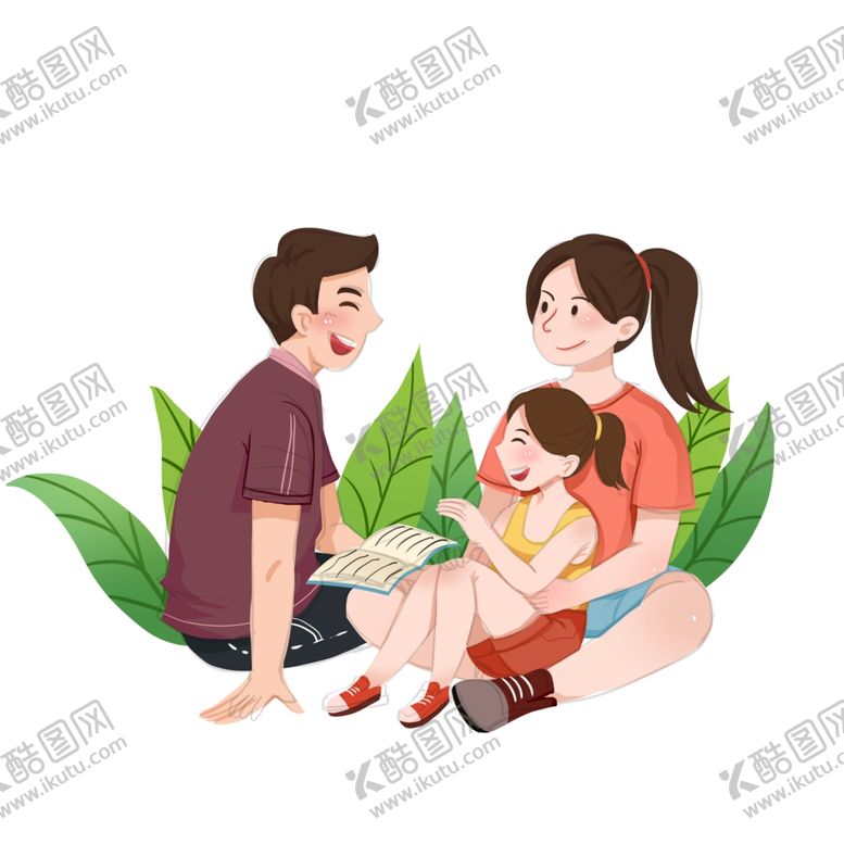 编号：24590601271345343911【酷图网】源文件下载-家庭插画