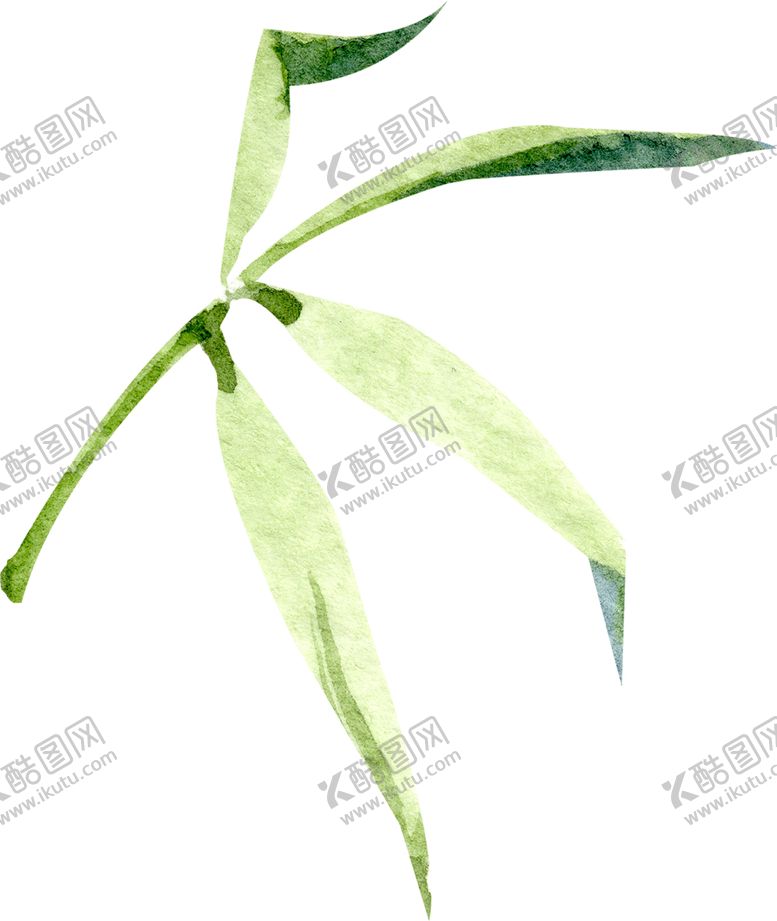 编号：61552810241153327269【酷图网】源文件下载-手绘竹叶