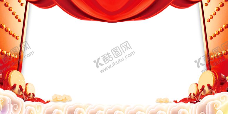 编号：28044207131035441677【酷图网】源文件下载-开门红展板背景PNG