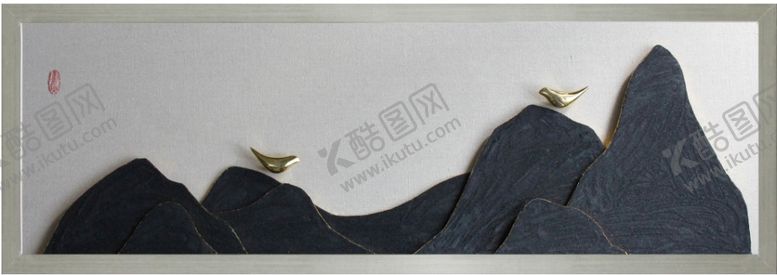 编号：51609607051635122181【酷图网】源文件下载-新中式禅意装饰画