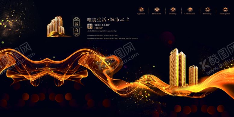 编号：51166707070955179911【酷图网】源文件下载-房地产展板