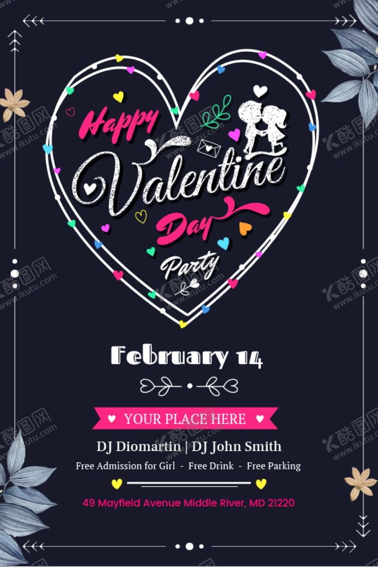 编号：65523309290832286423【酷图网】源文件下载-情人节主题图案设计