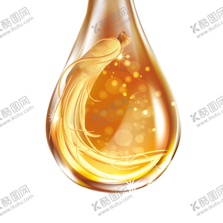 编号：16340906290505482913【酷图网】源文件下载-人参精华精华液浓缩产品海报素材