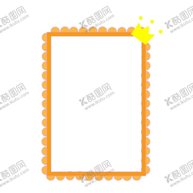 编号：58905002122349512391【酷图网】源文件下载-小皇冠可爱卡通边框