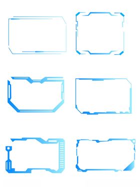 渐变科技感方框