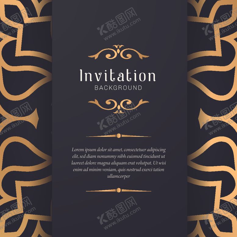 编号：50413809150509109331【酷图网】源文件下载-金色连续花纹