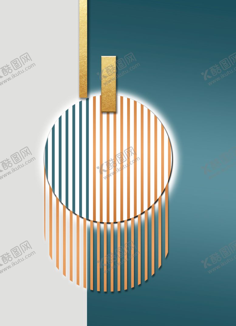 编号：89632009261435264271【酷图网】源文件下载-抽象几何图形组合装饰画