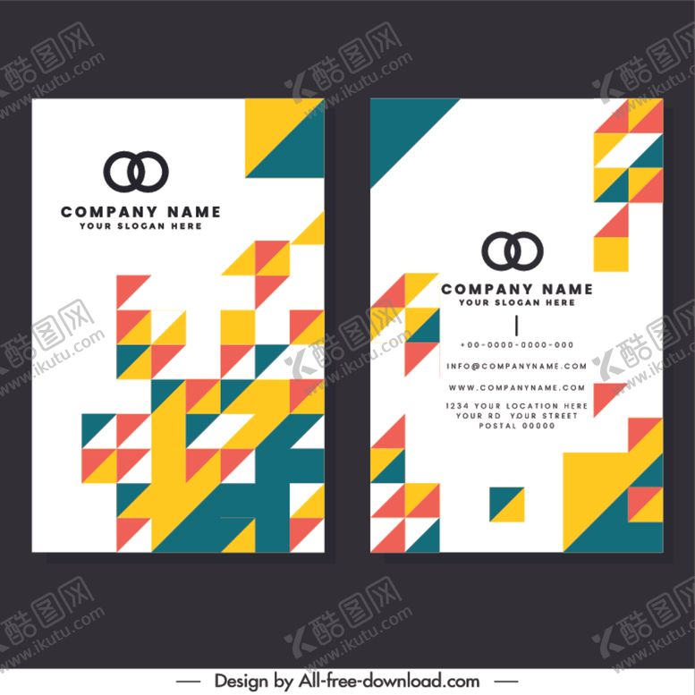 编号：19539309141244328221【酷图网】源文件下载-名片设计