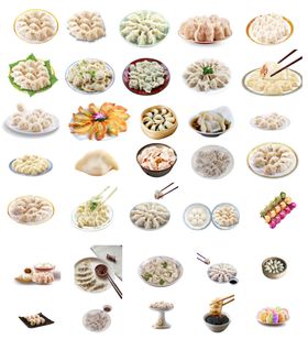 饺子元素 抠图