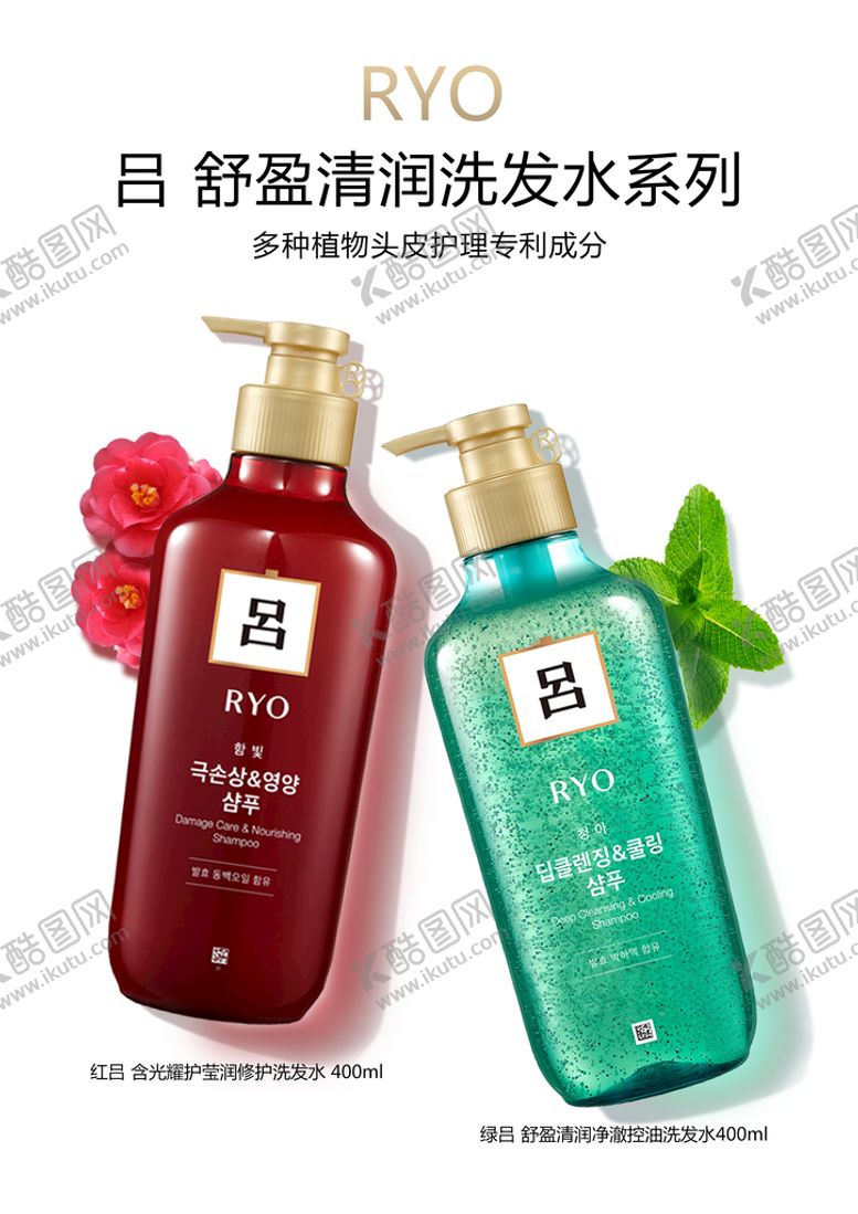 编号：57182410051636237863【酷图网】源文件下载-吕 控油洗发水 修护洗发水 