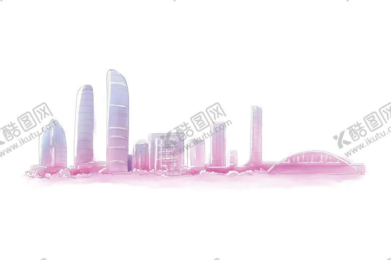编号：44405405012009018398【酷图网】源文件下载-城市剪影