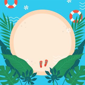 方形文艺海报