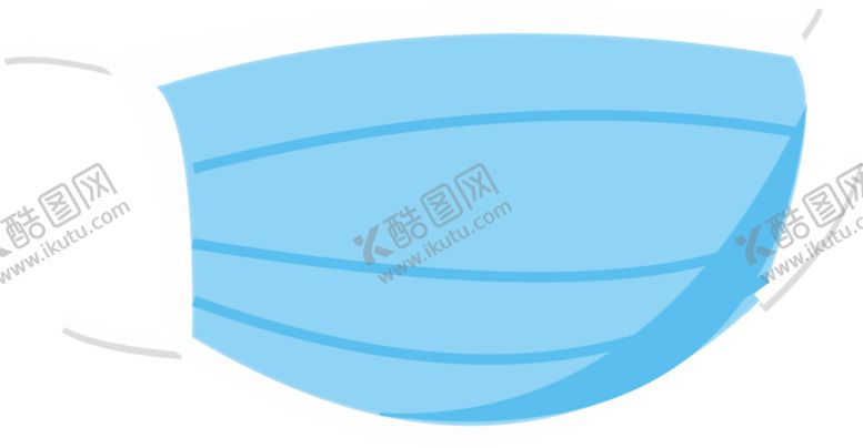 编号：95405409161537213292【酷图网】源文件下载-蓝色卡通口罩