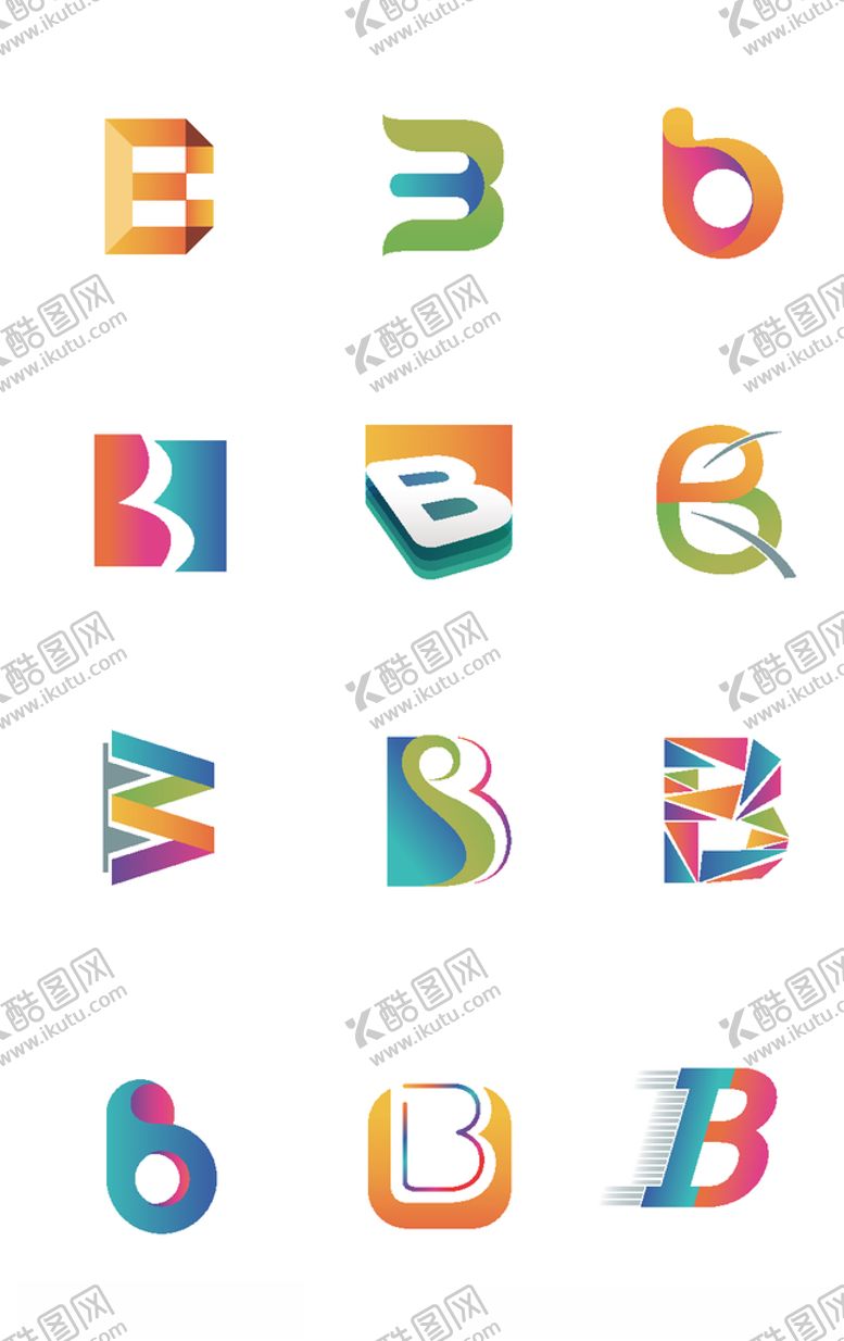 编号：59397905011815193178【酷图网】源文件下载-字母B常用小图标