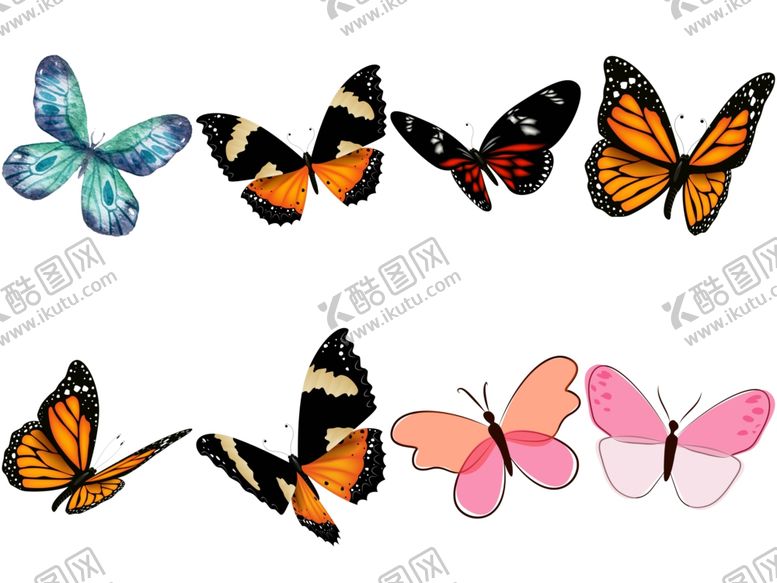 编号：35110809200854434031【酷图网】源文件下载-卡通蝴蝶