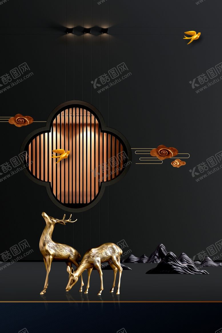 编号：24306905091417355900【酷图网】源文件下载-地产活动复古宣传背景海报素材