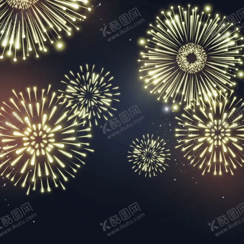 编号：39445412111744521724【酷图网】源文件下载-节日烟花新年春节图片背景