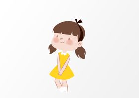 女孩漂亮儿童卡通