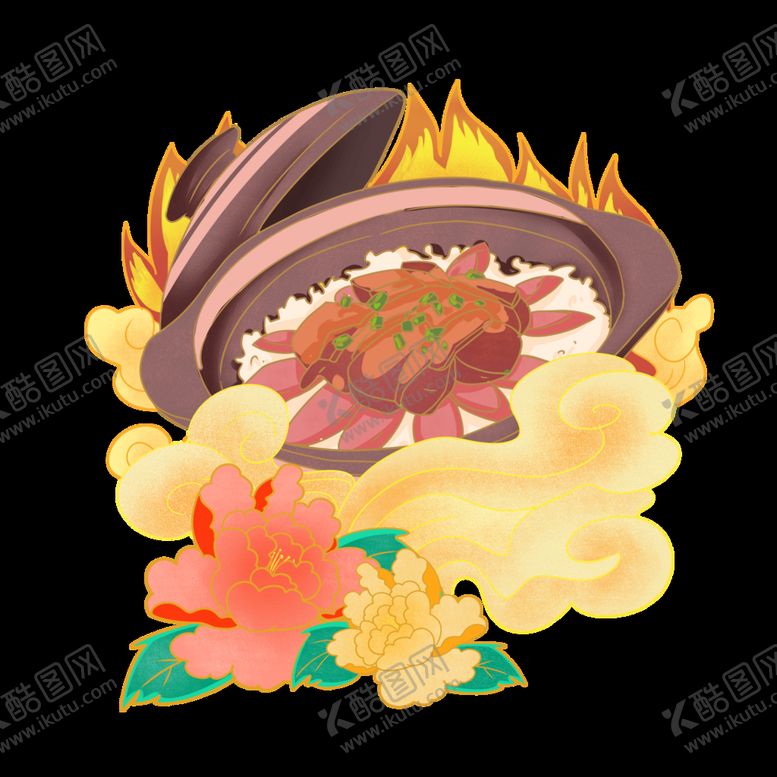 编号：15809010261321021186【酷图网】源文件下载-美食插画