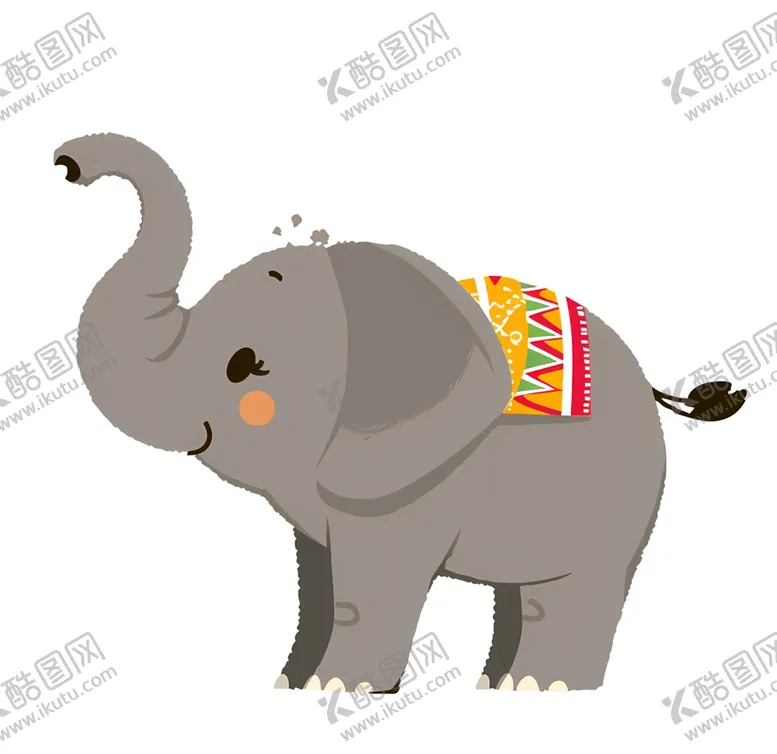编号：26251003071952323925【酷图网】源文件下载-卡通大象