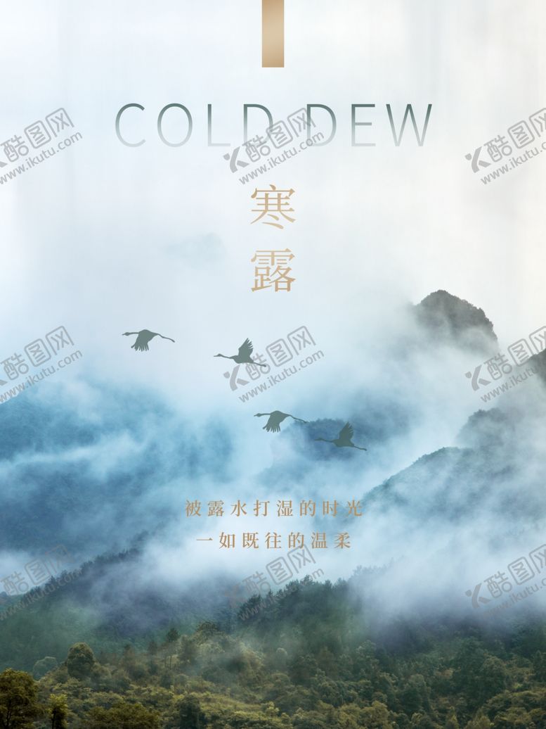 编号：69555505172123301474【酷图网】源文件下载-大气寒露海报