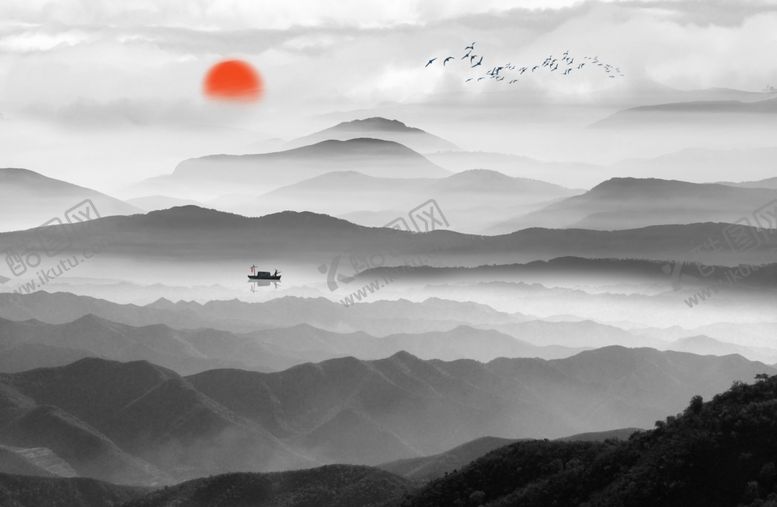 编号：88562210051622535508【酷图网】源文件下载-水墨山水