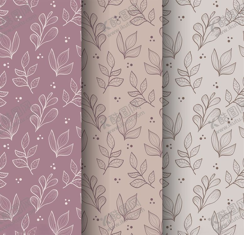 编号：17107609250928078486【酷图网】源文件下载-花卉无缝背景