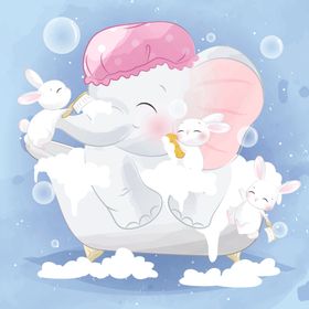 浪漫田园温馨插画