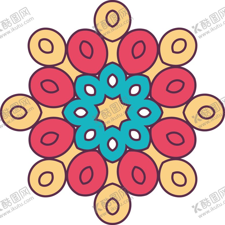 编号：66229510060536524580【酷图网】源文件下载-复古花纹图案