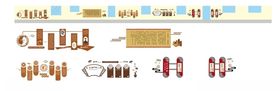 企业文化墙背景展示厅形象
