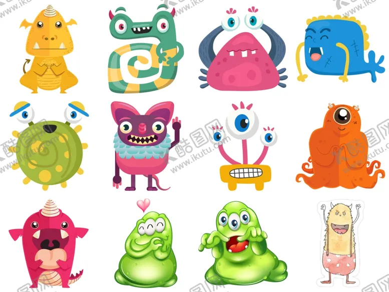 编号：85766109120554308159【酷图网】源文件下载-小怪物