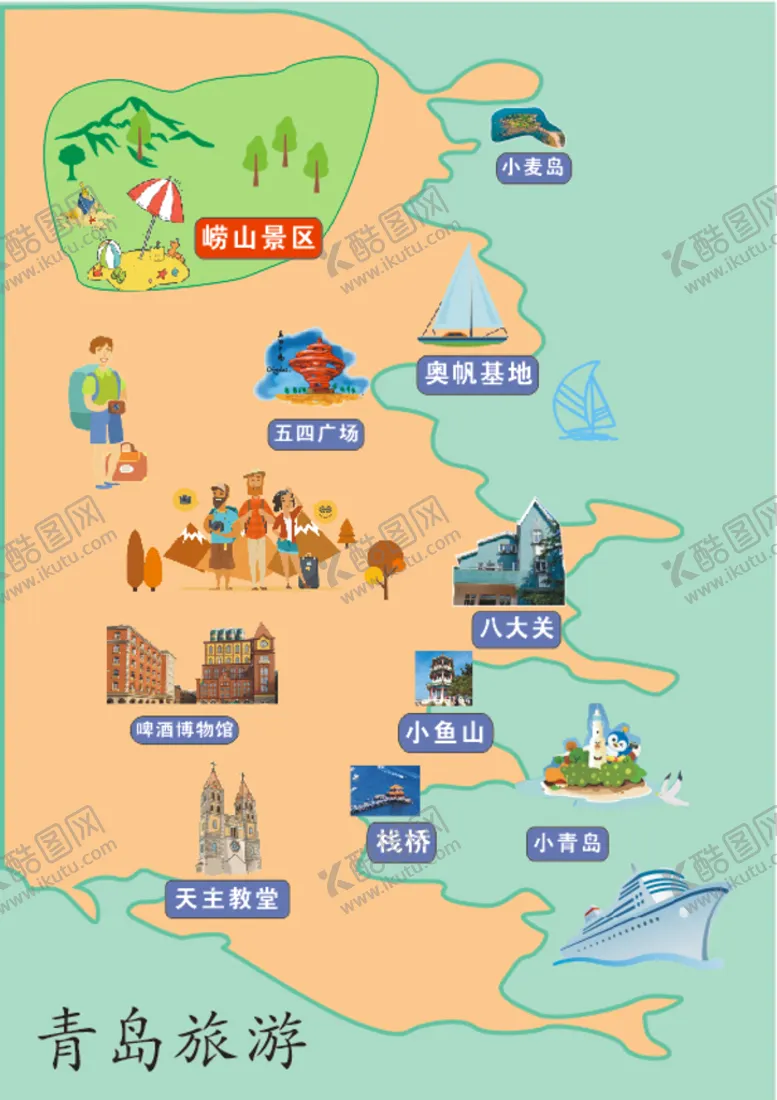 编号：26617211042317334525【酷图网】源文件下载-旅游路线图