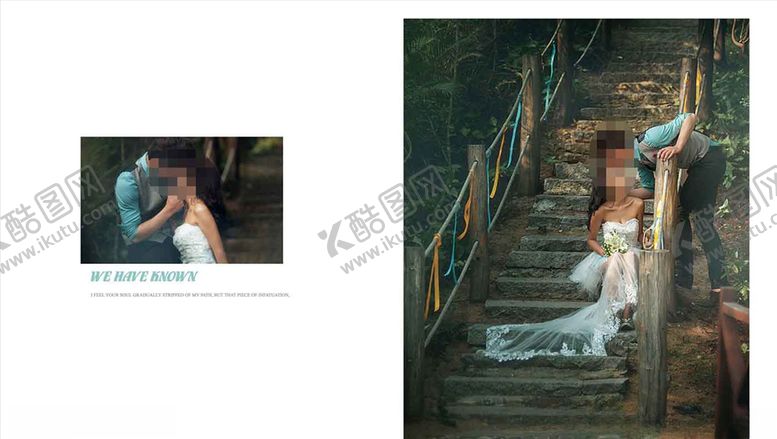 编号：55102809261728446172【酷图网】源文件下载-韩国风影楼婚相册模板之草地心