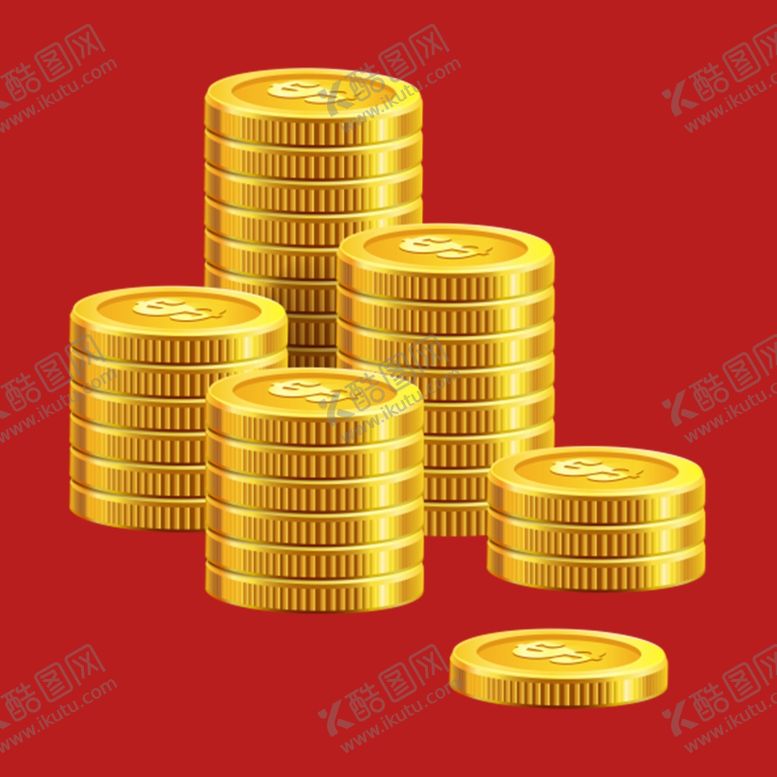 编号：37126001200259016308【酷图网】源文件下载-金币钱币素材