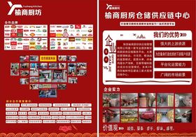 商业综合体宣传彩页展示