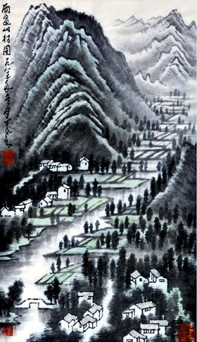 李可染国画山水画