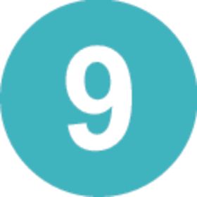 C4D三维数字9效果装饰图片