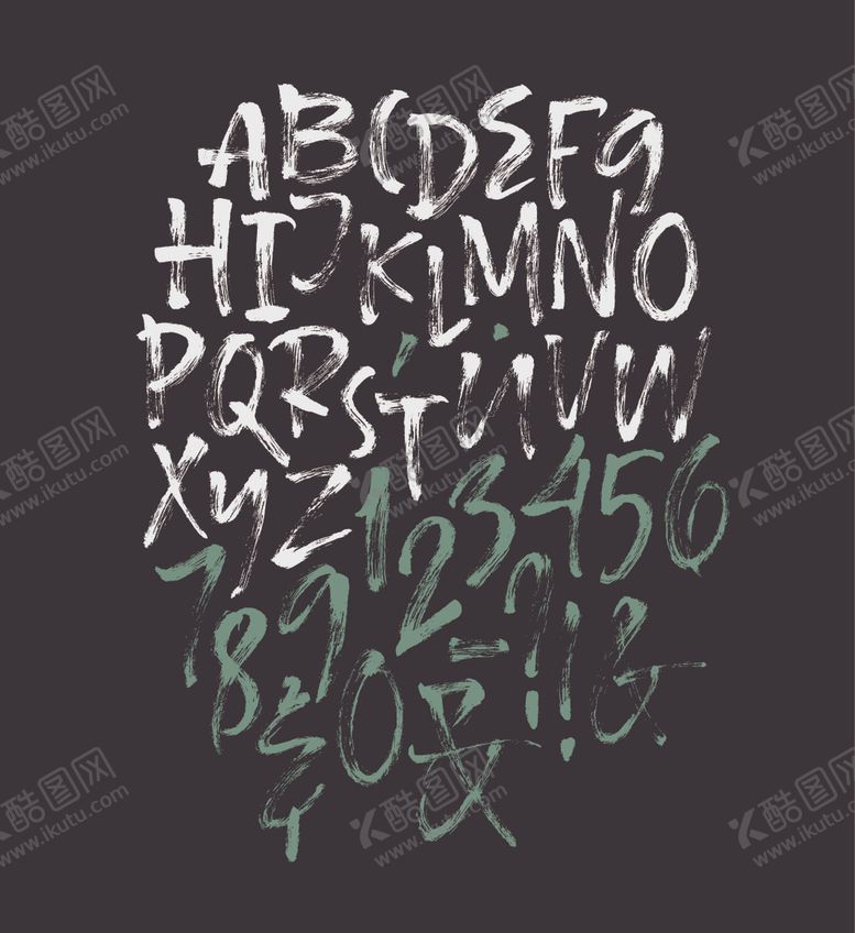 编号：49919205100521199206【酷图网】源文件下载-英文字母数字