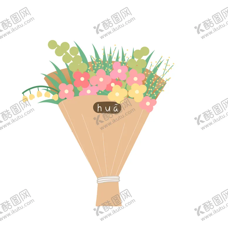 编号：96487210010532571398【酷图网】源文件下载-24一束花