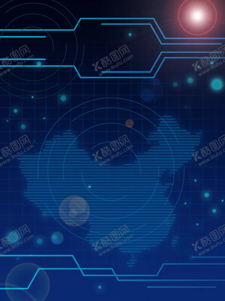 编号：84564904062230402165【酷图网】源文件下载-科技感背景光点