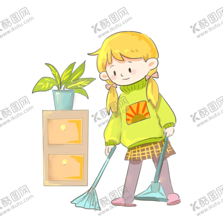 编号：20893710081142480867【酷图网】源文件下载-大寒扫地