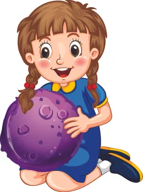 卡通儿童小孩人物扁平人物可爱