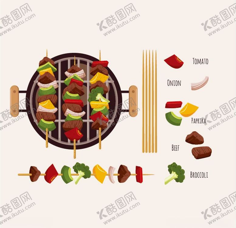 编号：94882305070805461497【酷图网】源文件下载-烧烤